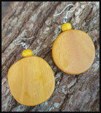 Timber Disc Earrings