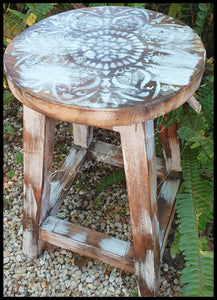 Mandala Timber Stool